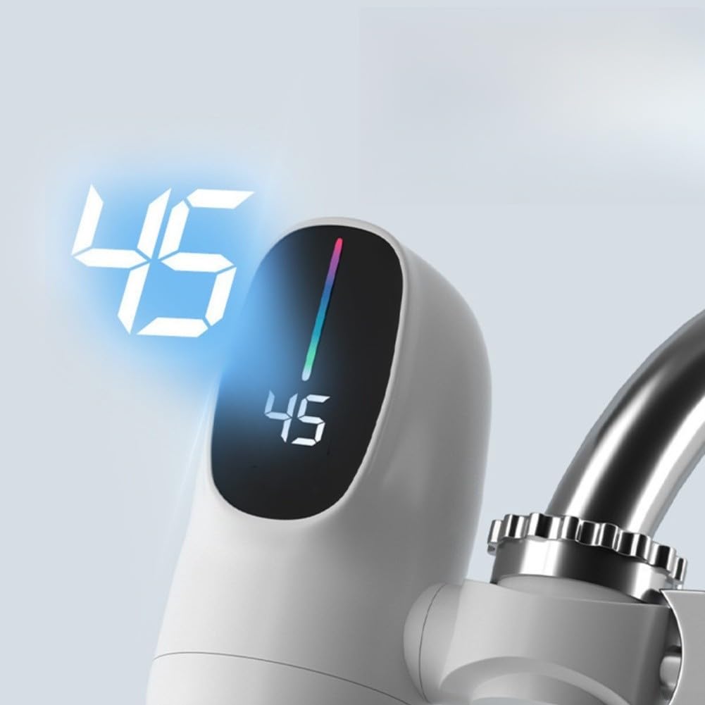 Rubinetto Elettrico Serbatoio ABS 220V Rubinetto Elettrico Serbatoio | Riscaldamento per istantaneo, niente attesa, display temperatura, per ideale cucina, risparmio energetico