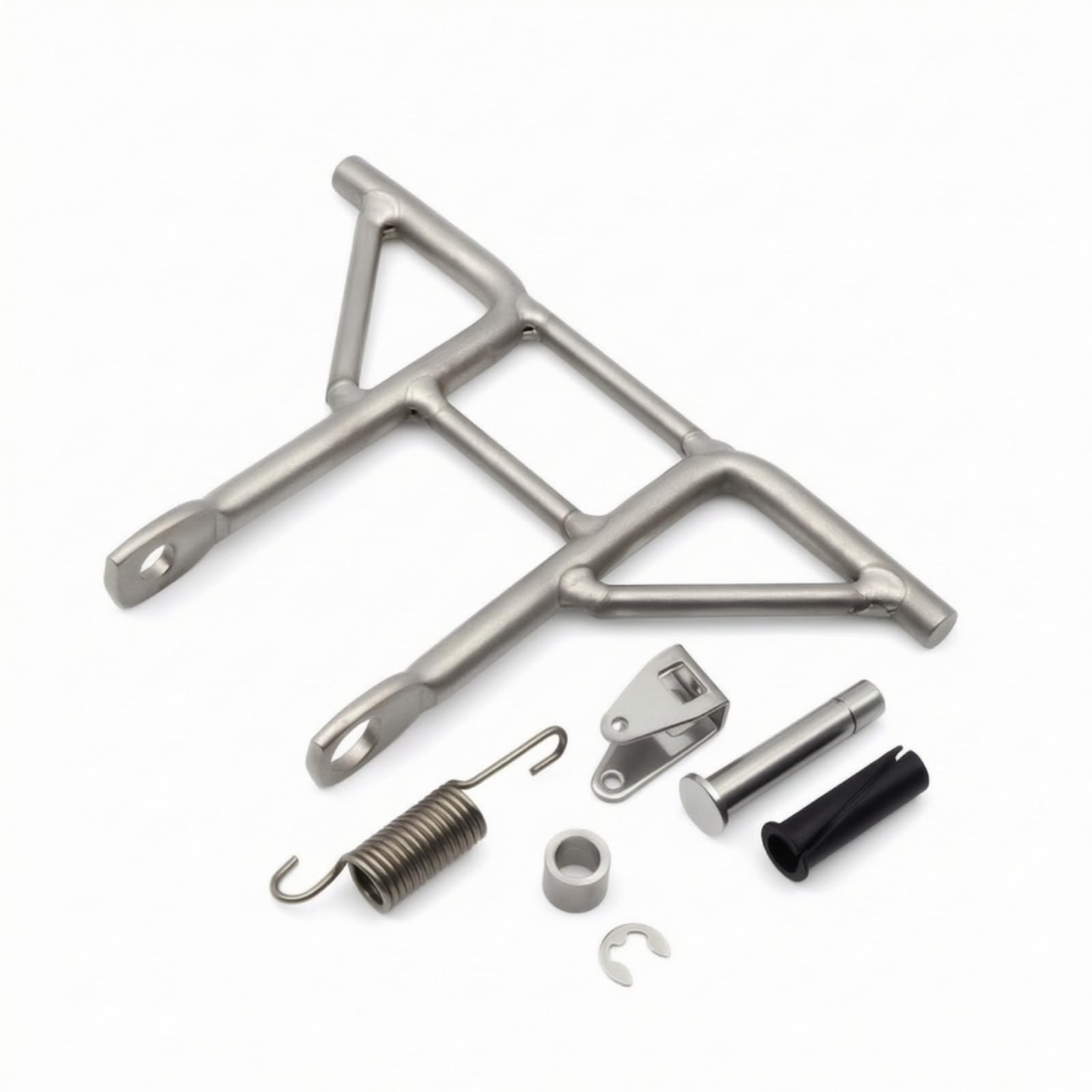 Supporto Motore Marini Braccio Inclinabile Fuoribordo Staffa Inclinazione Motore Kit Staffa Completa Metallo Robusto Compatibile 40HP con Boccola Clip