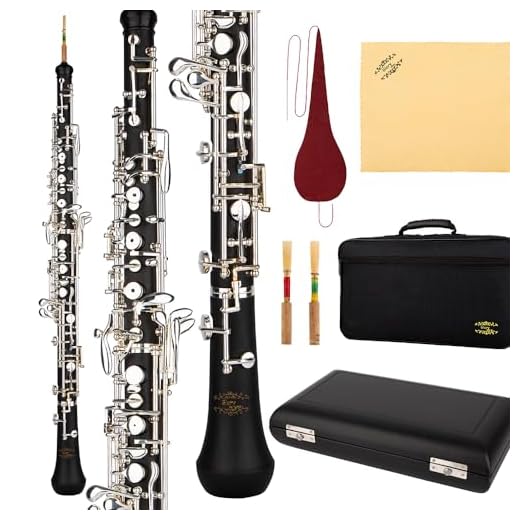 Glory Oboe C Key Cupronickel Plated Silver Woodwind Musical Instrument for Beginner