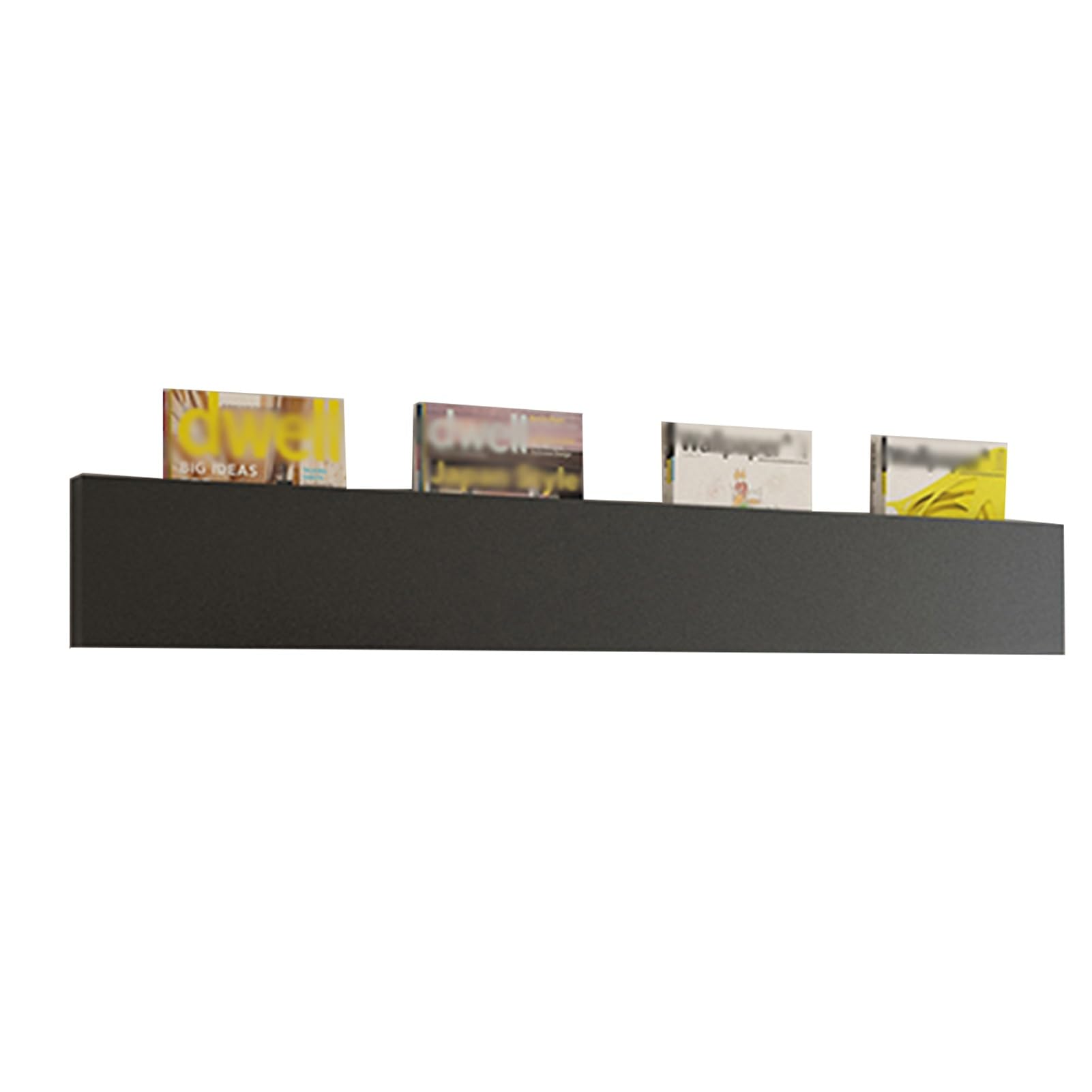 Porte-documents mural en métal noir pour organiser vos magazines et courriers à la maison
