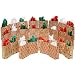 MOMONI 28 Piece Medium Premium Christmas Gift Bags- Classic Variety Kraft Gift Bags Bulk Christmas Bags- Good for Xmas Party Favors, Goody Gift Bags, Holiday Treat Box and Presents
