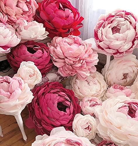 Tioeng Crepe Roll Color Flower Paper Cut 12 Color Children's Handmade Origami Flower Material Rose Crepe Paper Crepe Roll Retractable Curling Paper #TOP5