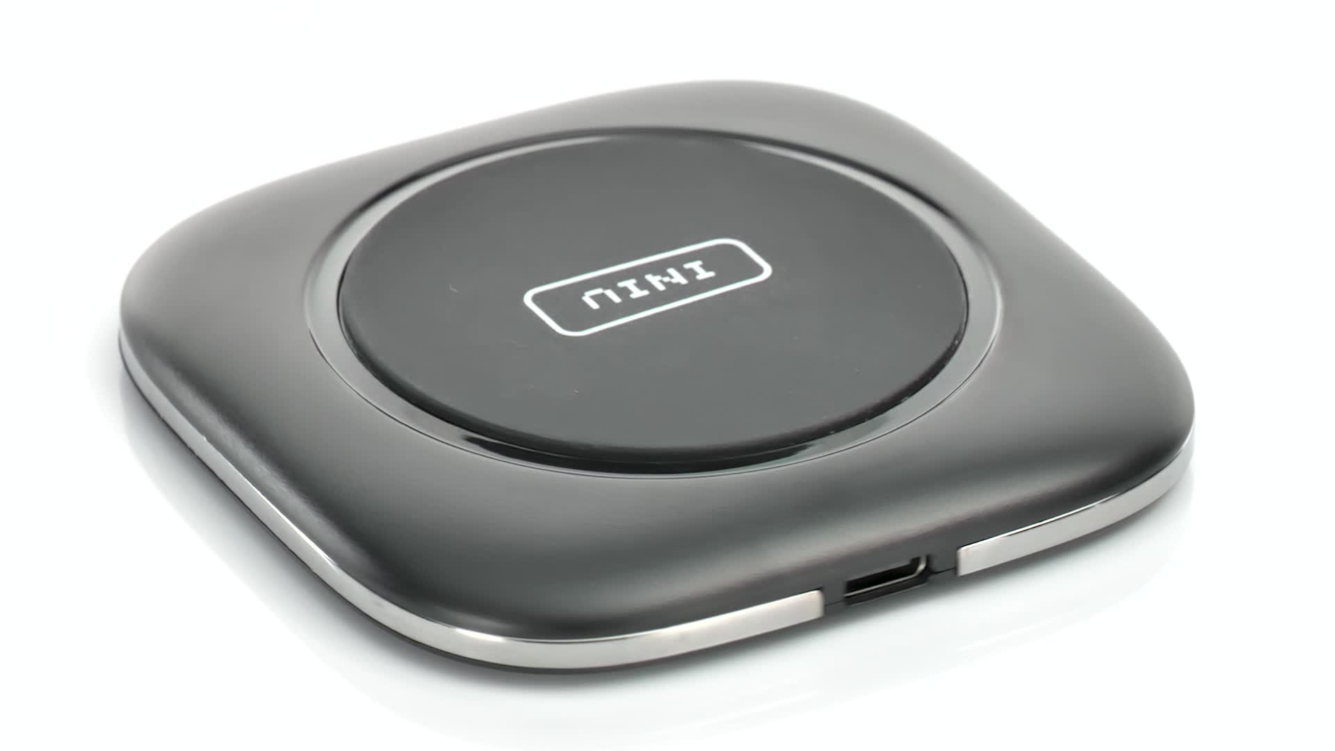 Caricatore Wireless Qi Da 35W – Ricarica Rapida Per IPhone E Galaxy, Con Cavo USB-C E Adattatore – Silenzioso E Antiscivolo