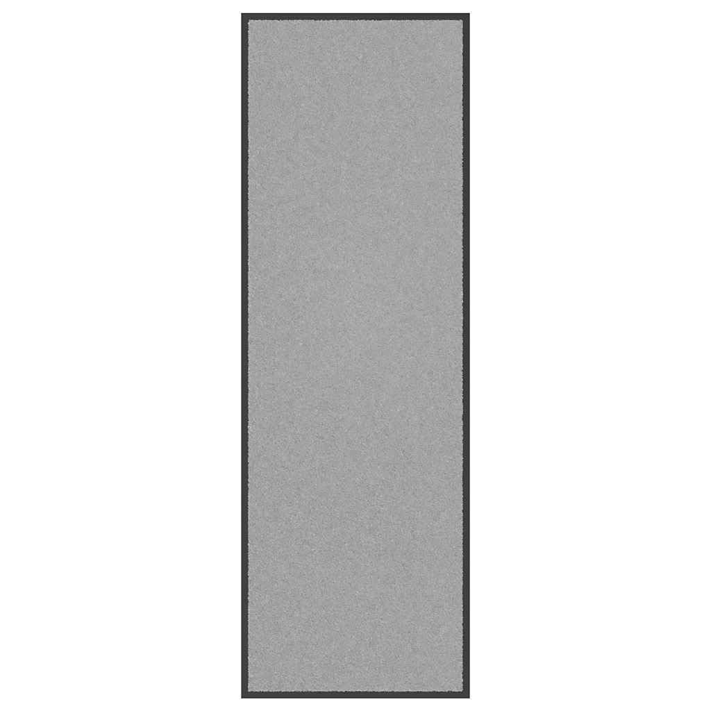 Tapis de Couloir Absorbant en Polypropylène Gris de Dim. 60x180 cm
