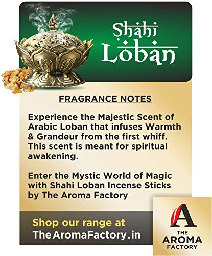 Image of The Aroma Factory White Sage,Loban & Fresh Active Agarbatti for Pooja,Luxury Incense Sticks,100% Herbal Fragrance Agarbathi (Bottle Pack of 3x100g)