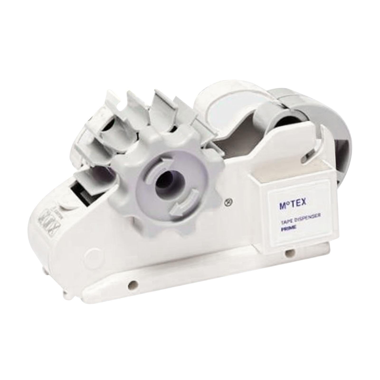 perfk Dispenser per nastro adesivo a lunghezza fissa, taglierina per nastro adesivo multifunzione premium, dispenser per nastro adesivo da scrivania per, Bianco