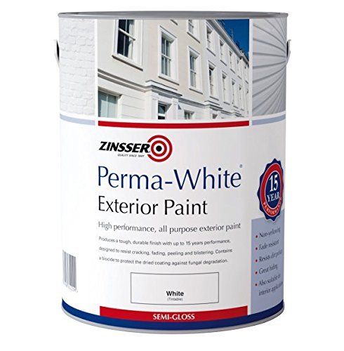 Zinsser Perma White Exterior Semi Gloss 2.5 LITRES
