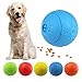 MEKEET Palla Giocattolo Cani Palla Giocattolo da Trattare per Cani, Palla Giocattolo Non tossica Resistente ai morsi per Cani da Compagnia Palla da Gioco Animali Domestici Palla da addestramento IQ