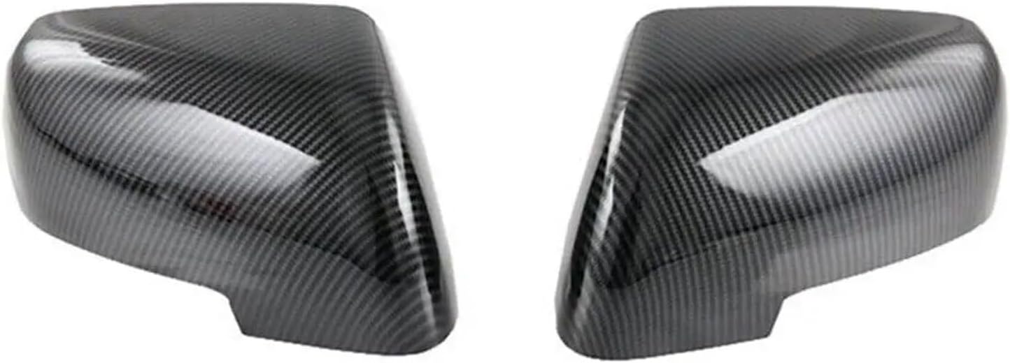 Compatible For KIA Mohave 2020 2021 2022 Car Rearview Side Mirror Cover Wing Cap Exterior Door Rear View Case Trim Shell Carbon Fiber Look