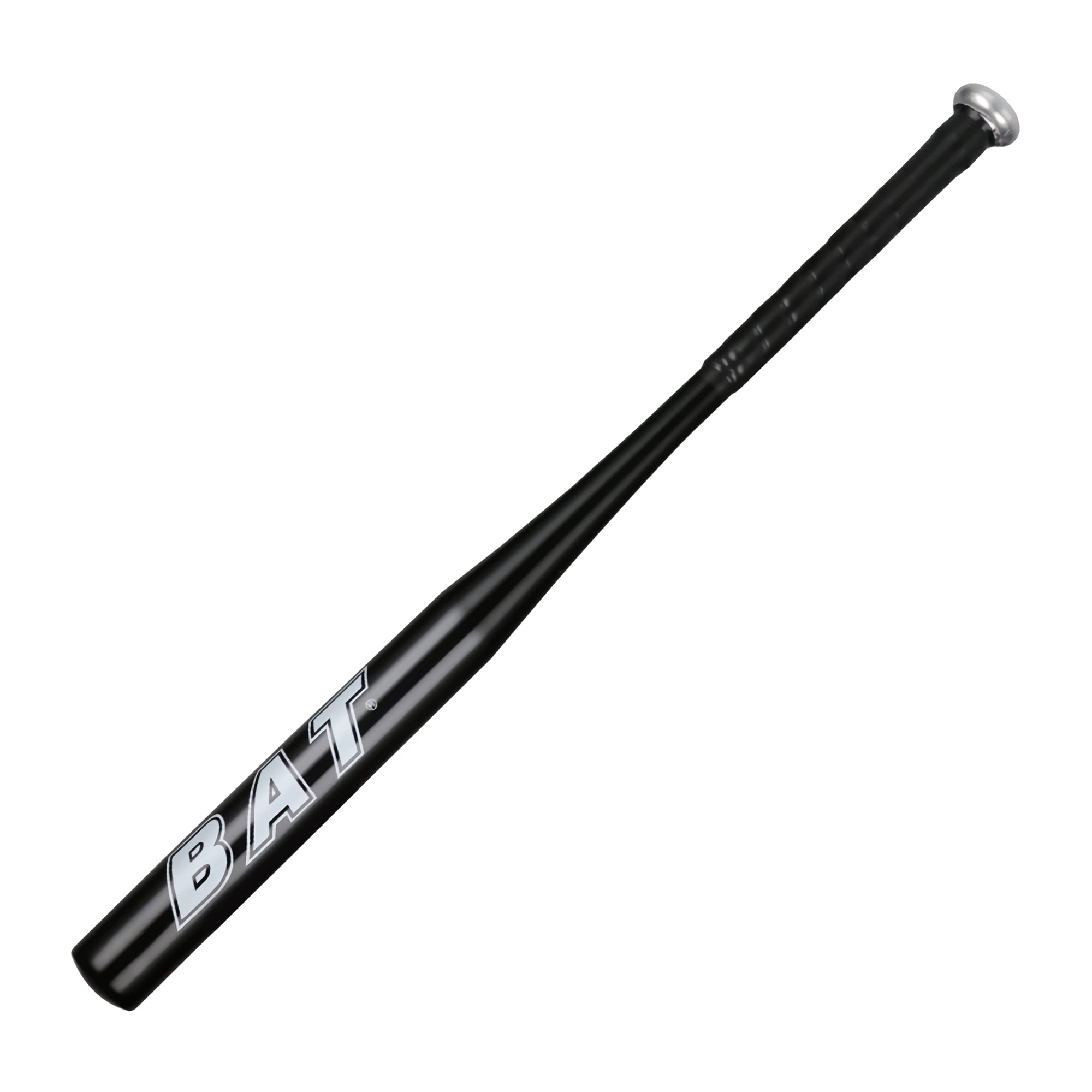 Bate de béisbol de Aluminio 71,12cm Entrenamiento con Peso Juegos de Pelota Negro Metal