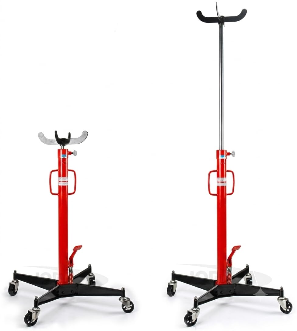 Gato de Foso 500 Kilos Rojo para Motor Cajas de Cambio + Adaptador
