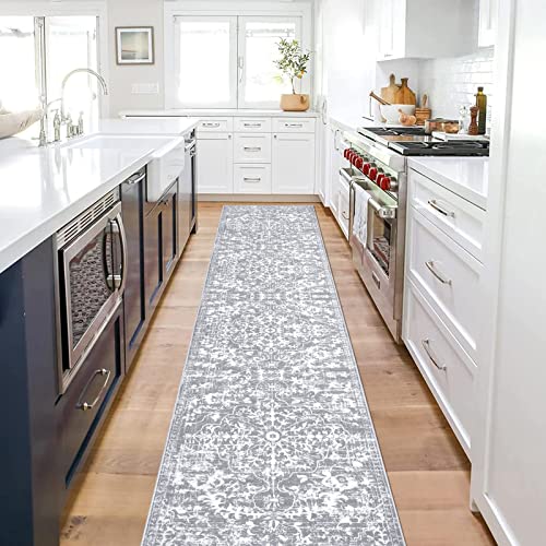 Pauwer Hallway Runner Rug 2'X10', Boho Washable Runner Rugs With Rubber Backing, Non Slip Carpet Runner For Hallways, Farmhouse Rug Runners For Kitchen Laundry Room Entryway Bathroom #TOP7