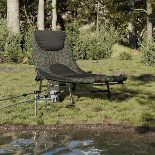 Snsowed Tumbona de Pesca Patas para Barro Ajustables Plegable Camuflaje, Tumbonas Jardin Exterior, Tumbona Piscina, Sun Lounger, Tumbonas De Jardin, Cama Jardin Exterior, Tumbona De Playa - 4006423