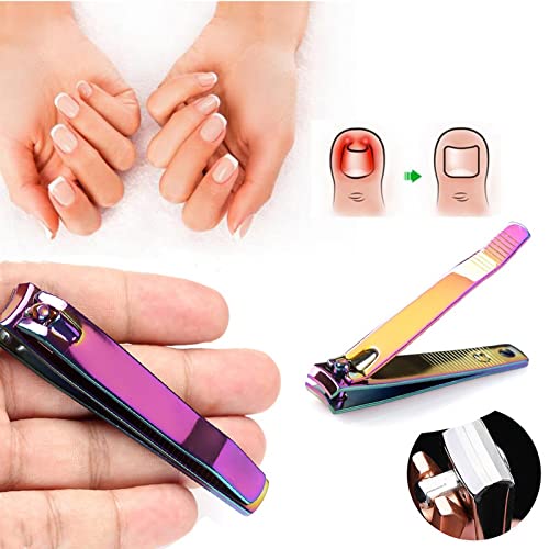 Coupe-ongles pour ongles d'orteils rebelles finition arc-en-ciel - 5