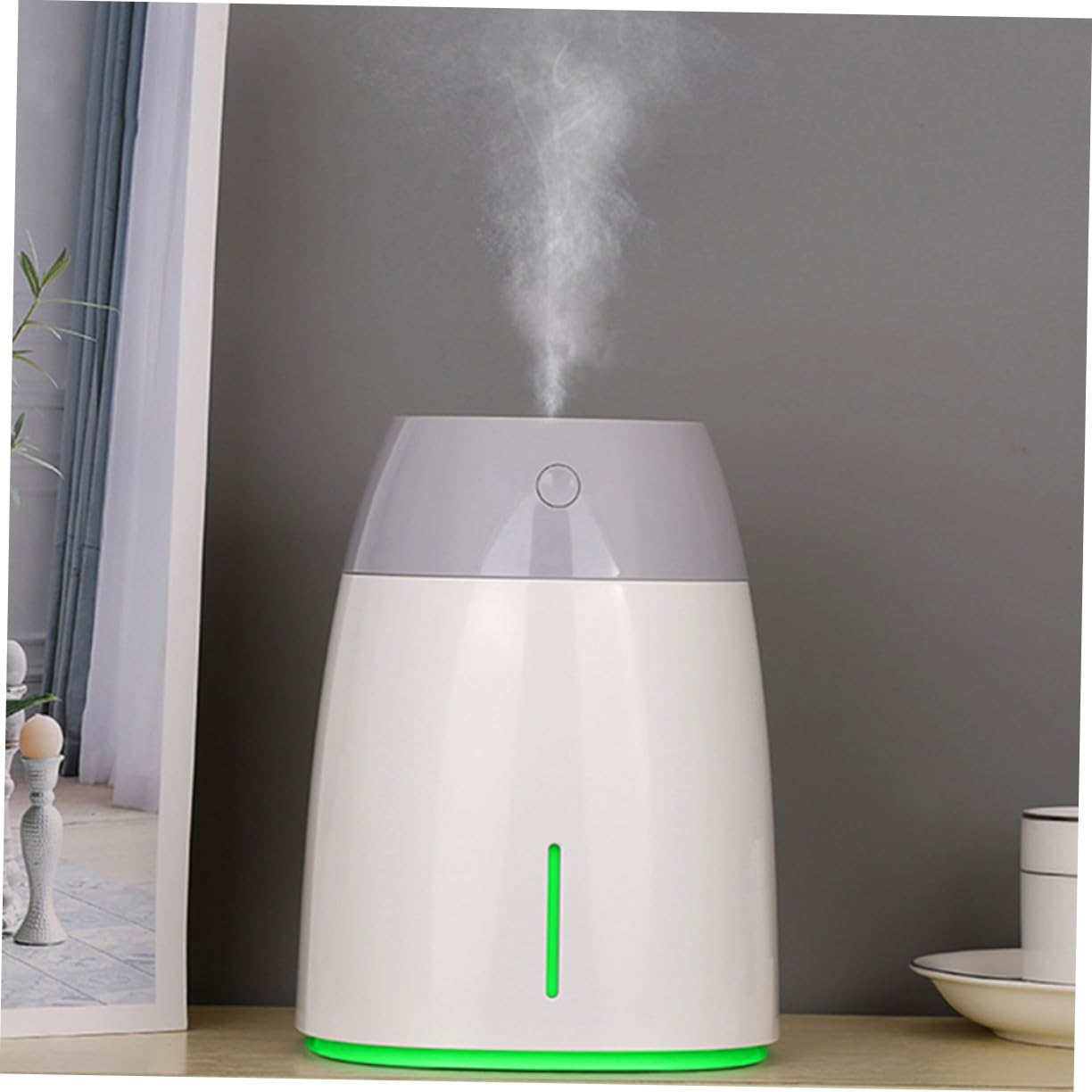 Umidificatore Funzione Timer e Batteria 1800mah Grande Capacità 800ml in Abs Silenzioso e Portatile per Camera da Letto e Ufficio