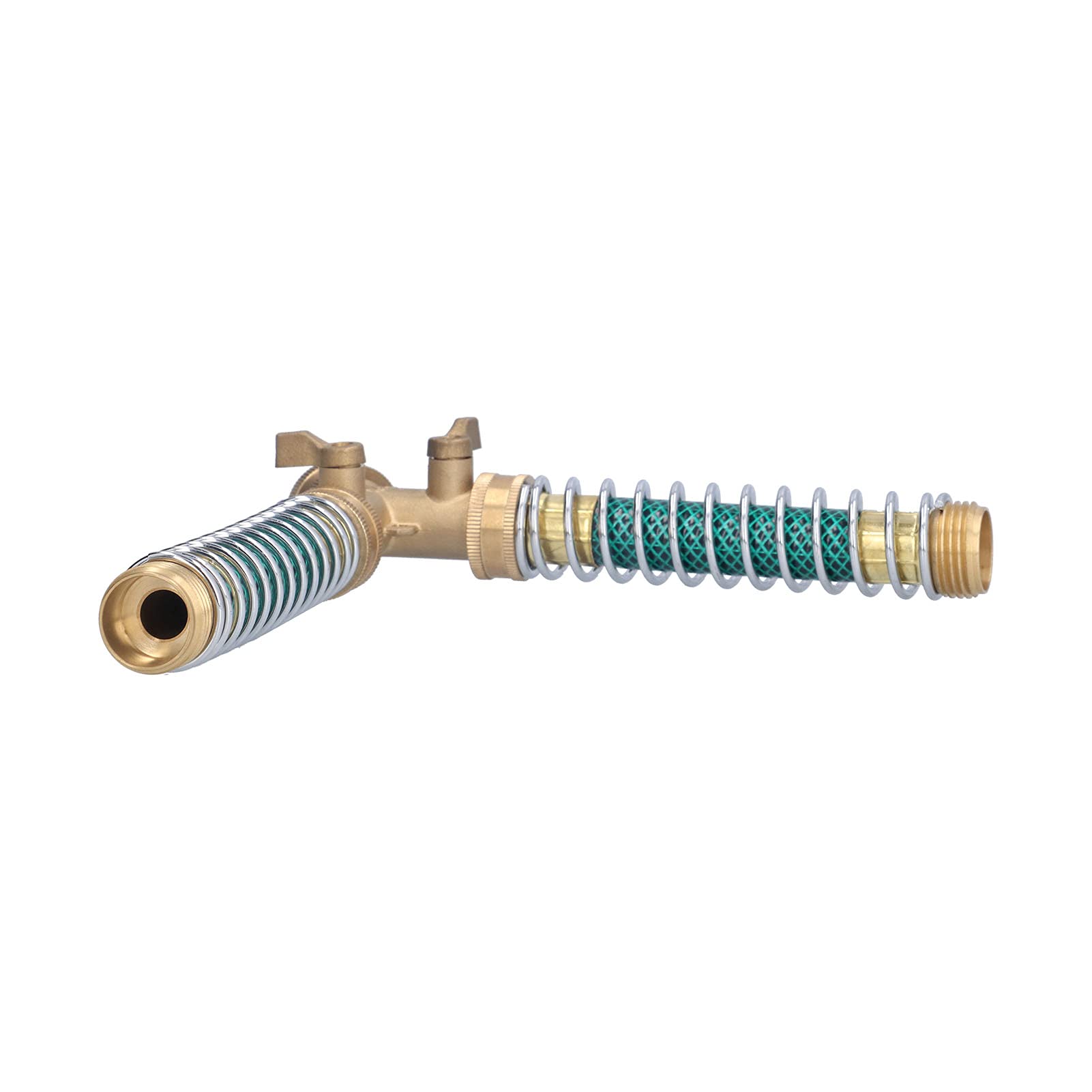Divisor de manguera B de 2 vías, ector de manguera resistente, divisor de grifo de jardín a prueba de kproof con o sistema de goma