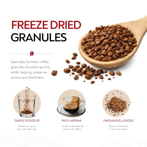 Image of IKIE Classic Instant Coffee Powder 100g (Pack of 2)| 100% Arabica Freeze-Dried | No Chicory | Rich Aroma & Bold Taste | Pure Black Coffee