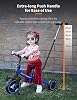 besrey 5-in-1 Toddler Tricycle with 5-Height Parent Steering Push Handle for 1-5 Years Old, Foldable Kids Trike, Bike with Wheel Clutch, Larger Wheels, Removable Pedals, Height Adjustable Seat, Blue #1