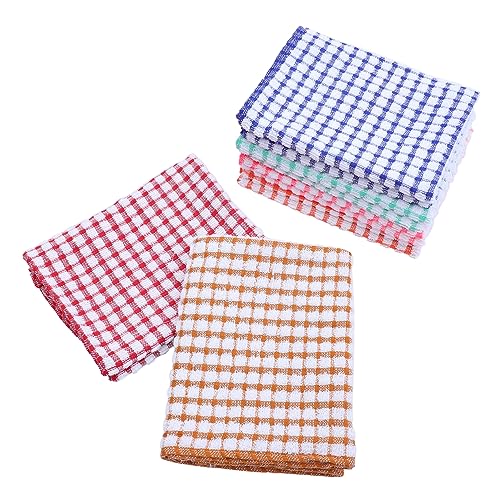 6Piezas Toallas de Limpieza Multifuncionales de Unidades Paños de Cocina Absorbentes Colores Surtidos Uso Diario y Limpieza
