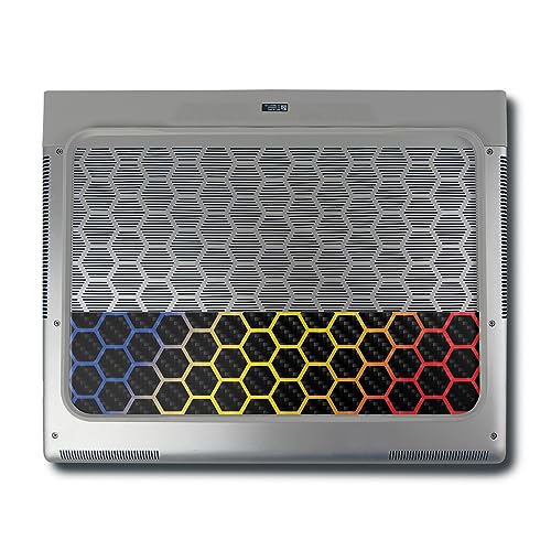 Image of MightySkins Carbon Fiber Skin Compatible with Alienware X16 R1 (2023) Full Wrap Kit - Primary Honeycomb | Protective, Durable Textured Carbon Fiber Finish | Easy to Apply | Made in The USA