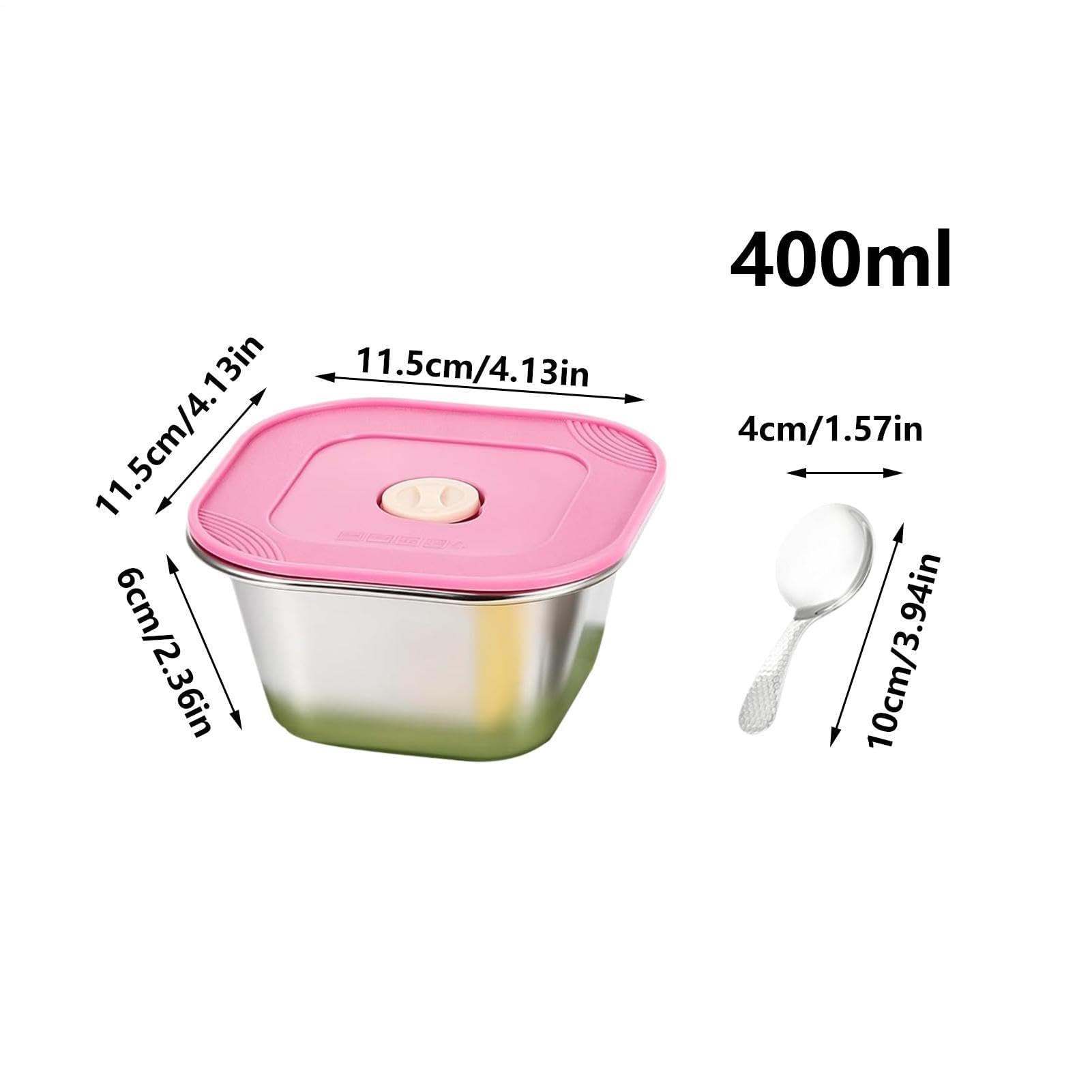 Envases de helado de PP de silicona de acero inoxidable