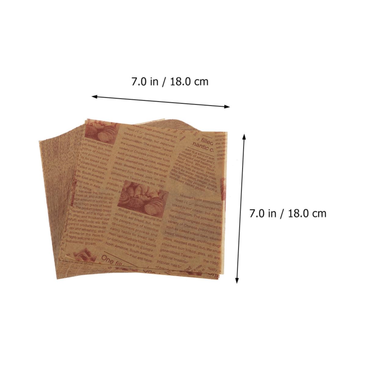 SOLUSTRE 200 Stück Pergamentpapier Backpapier aus Papier Fett und Ölabweisend 38x28cm für Backen und Ofenerhitzen