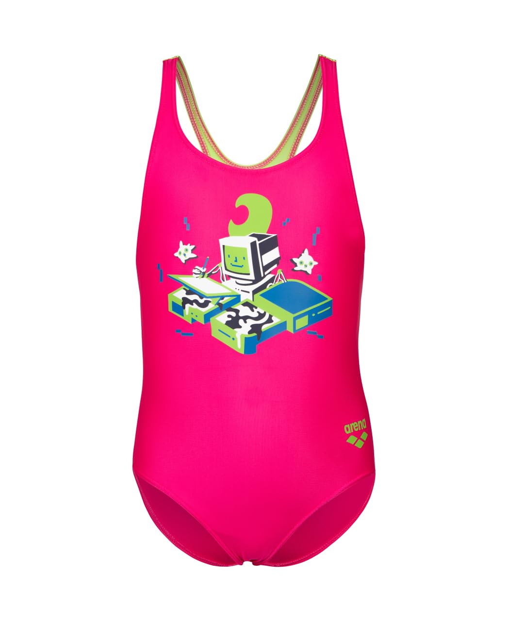 Arena Kids Girl's Arena Game Swimsuit Swim PRO Back Intero Bimba 0-24 (Pacco da 1)