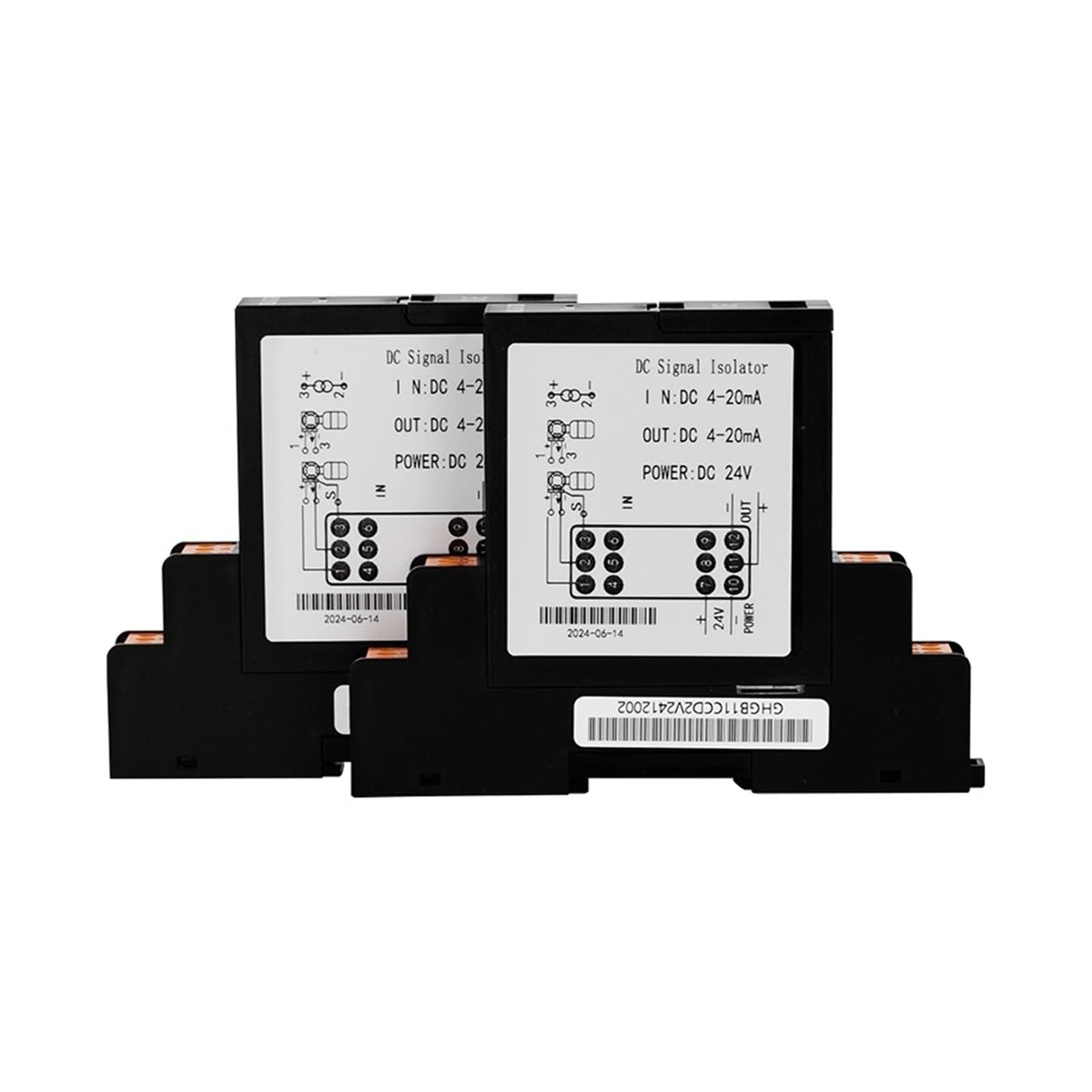 Transmetteur de température thermocouple E -100-1000C entrée DC24V - 6