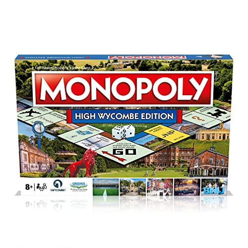 Winning Moves High Wycombe Monopoly Board Game, Advance to The Guildhall, Rye Park and Hughenden Manor National Trust - Image 2