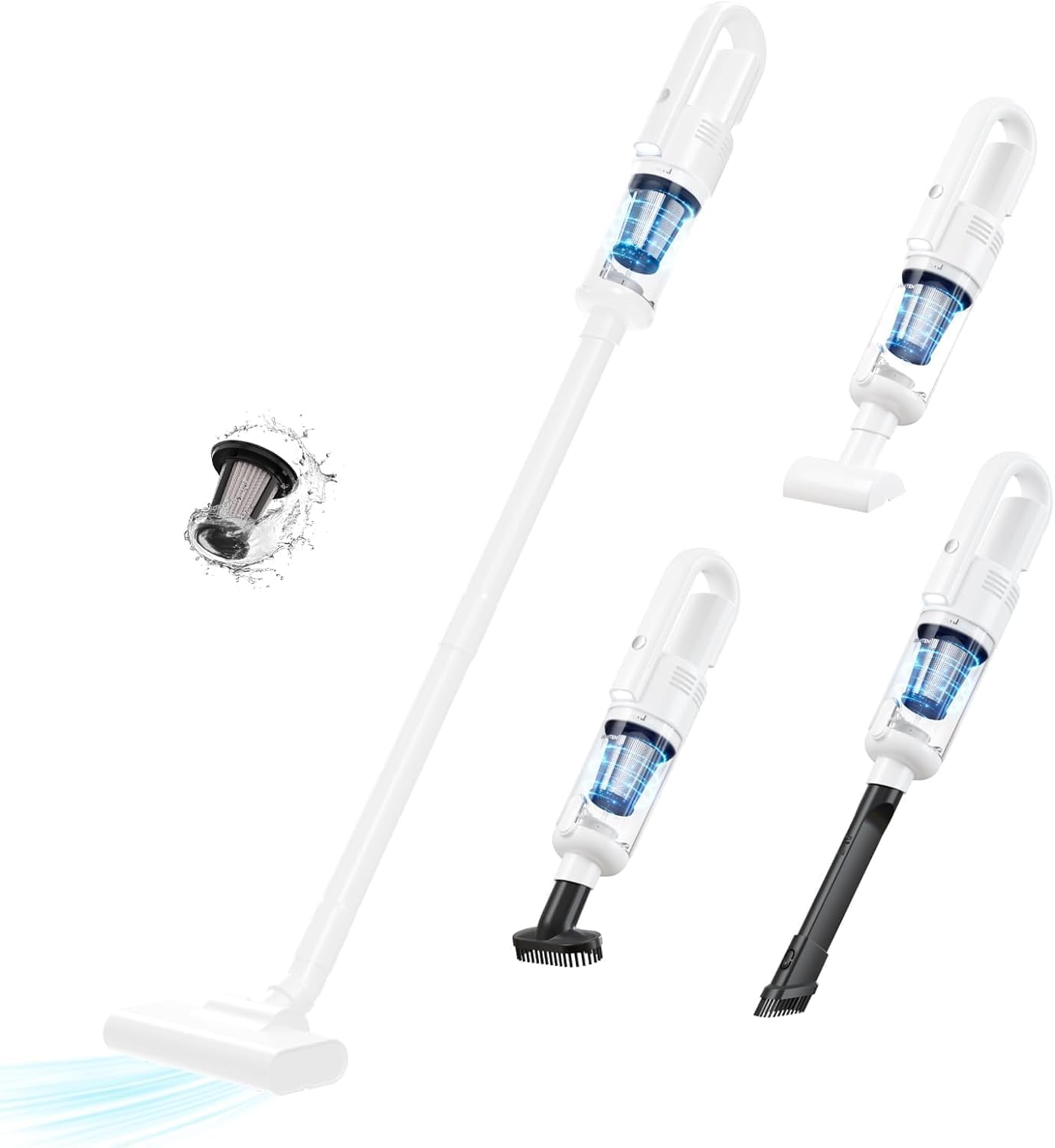 Amazon | 【天通ライト】 掃除機 コードレス サイクロン 12000pa強力