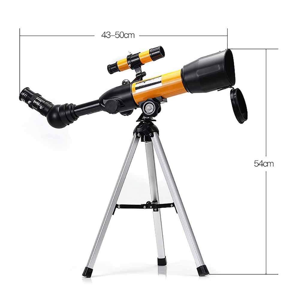 Telescopio astronómico Refractor Espacial con trípode súper liviano, telescopios monoculares, telescopio Espacial monocular al Aire Libre para Principiantes y niños