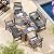 GREENVINES Outdoor Bench | HDPE | Garden Benches | All Weather | for Outdoors Patio Park Porch Outside Backyard | 2-Person | Grey