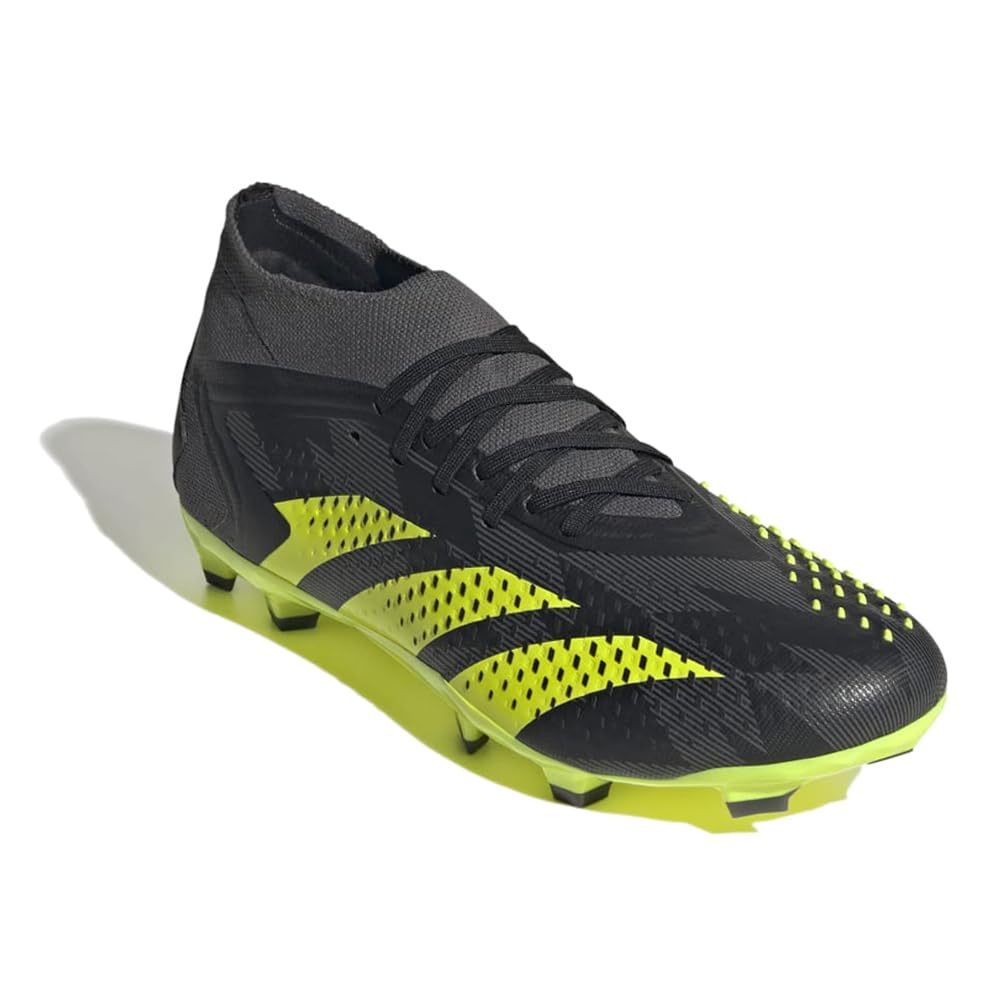 adidas Predator Accuracy Injection.2 FG Unisex Shoes Size 6.5, Color: Core Black/Team Solar Yellow/Grey Five