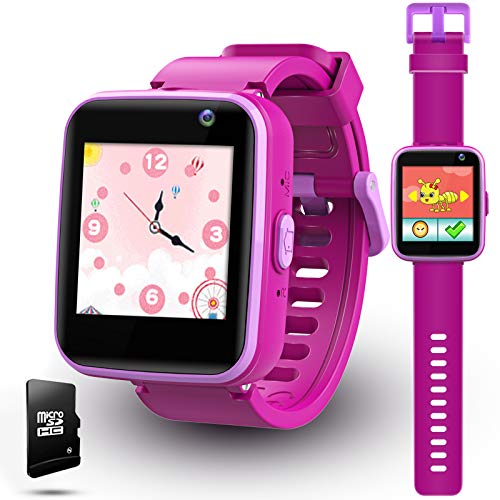 lzndeal Kids Smart Watch with Games, Kids Toys for Girlss Age 5-12 Year Old, Kids Watches Girls 5-7, Easter Toy Gift for Boy & Girls - (Purple)