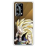 Personalaizer Funda para Huawei P40 Pro - Dragon Ball Z - Goku - Vegeta- Son Gohan, Celula, Buu (Dragon Ball Z Gotenks SS3)