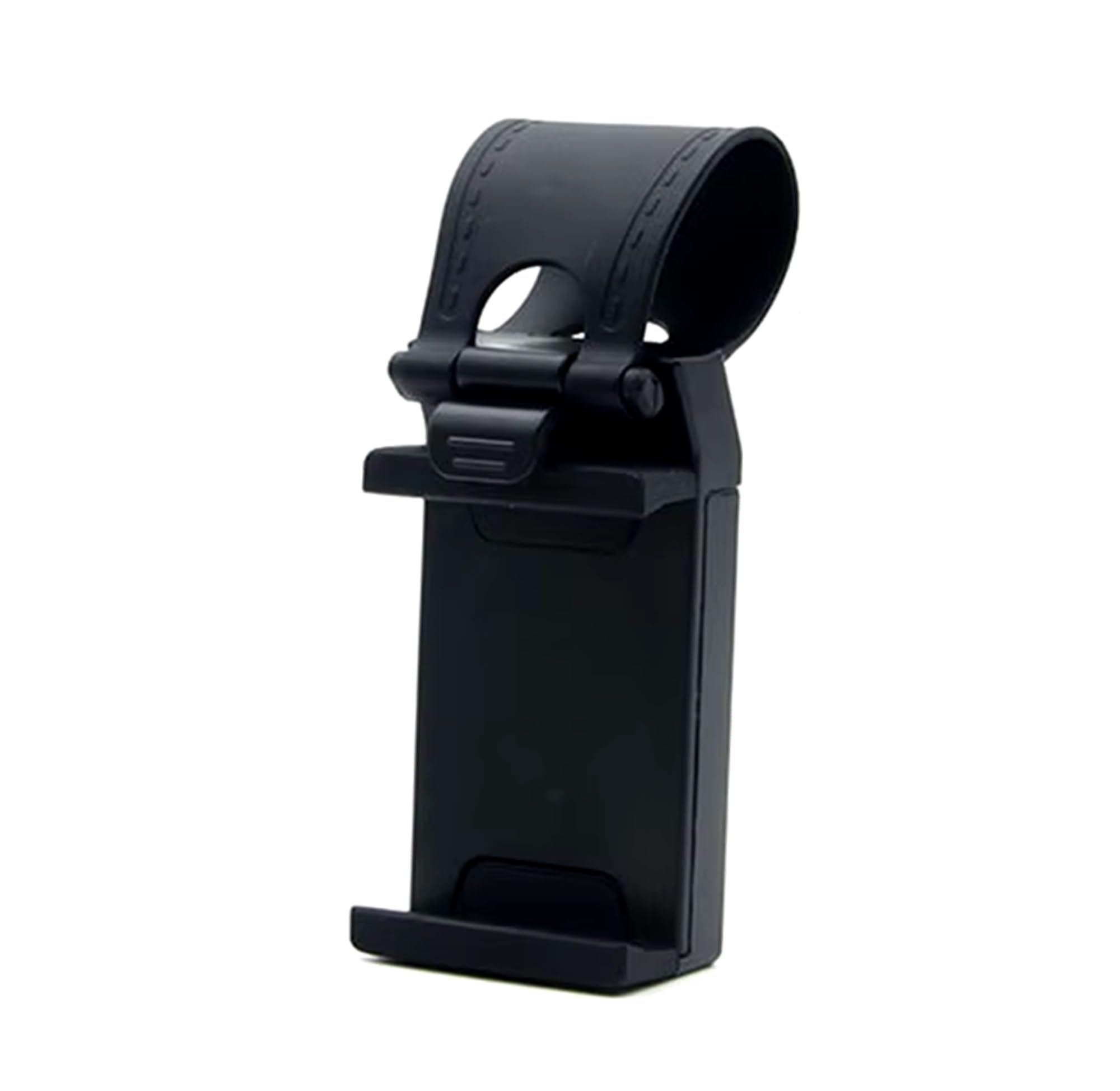 AUGEN Multi-Functional Mobile Car Steering Wheel Holder/Mount/Clip/Buckle Socket Hands Free Access to Your Phone for Phones Upto 5.5Inch Screens (Black)-image-27