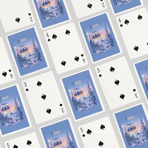 52 Cartas de Poker Lantern Press Ohio Chill Uphill miniatura 4