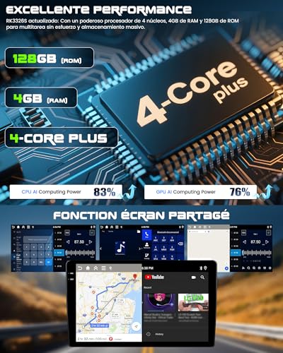 Autoradio CarPlay Renault Megane 3 CAMECHO Android 15 GPS 9 Pouces