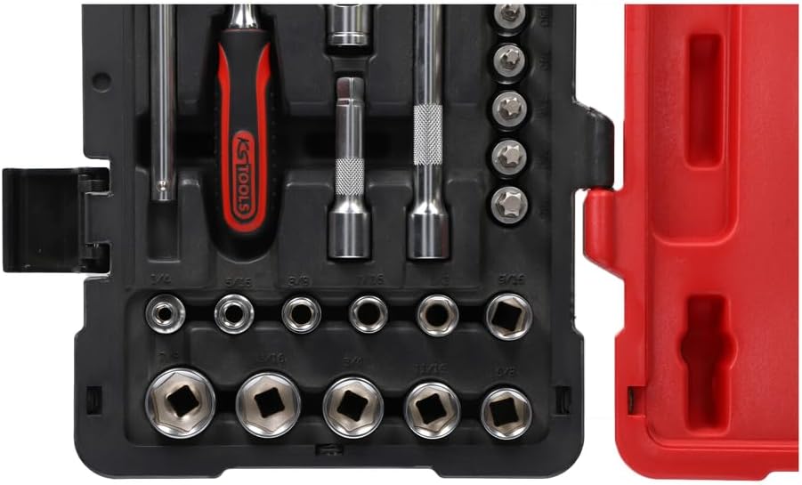 KS Tools Ultimate 922.0646 46 Pieces Box of Sockets/Accessories 3/8 "