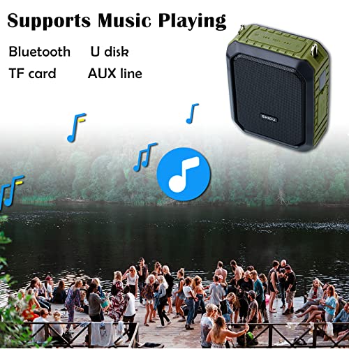 Voice Amplifier With Wireless Headset Mic - 18W 4400Mah Rechargeable Mini Pa System, Bluetooth 4.2, Waterproof Ipx5 Portable Speaker For Teacher, Outdoors #TOP4
