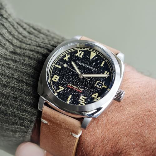 Image of Spinnaker Men's 42mm Hull California Automatic Watch with Leather Strap SP-5071