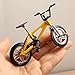 7 Pcs Pieces Finger BMX Bike Mini Finger Bike Mini Mountain Bike with Brake Rope Finger Bicycle Model Toys