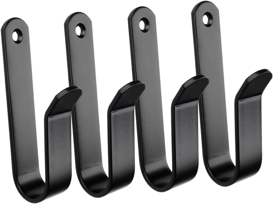 Levemolo 4pcs Snowboard Wall Brackets Easy Install Skateboard Storage Rack for Home Garage Space Saving Surfboard Display Stand Construction for Sports Gear Organization