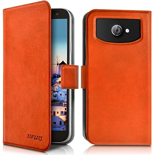 KARYLAX Seluxion - Housse Etui Coque Universel L Couleur Orange pour Archos 50 Neon