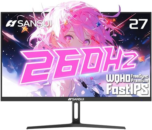 SANSUI 27 inch 1440p 260Hz gaming monitor