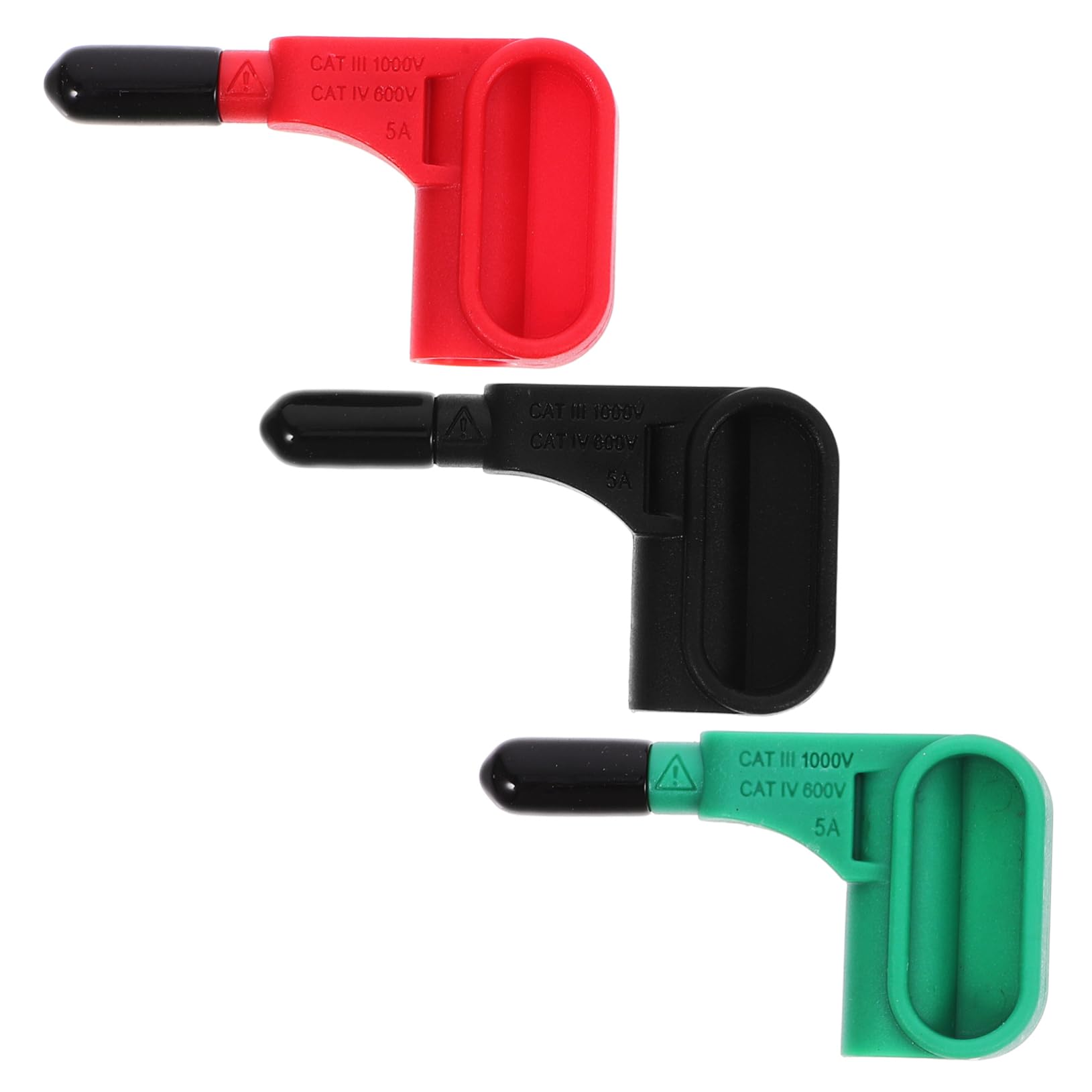 Gadpiparty Lot de 15 sondes de test magnétiques avec fiche banane, sans soudure, pointes de test pratiques pour multimètre, convient pour l'électronique et les applications automobiles