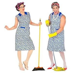 W WIDMANN MILANO Party Fashion - Kostüm Hausfrau, Zimmermädchen, Kellnerin, Putzfrau, Oma