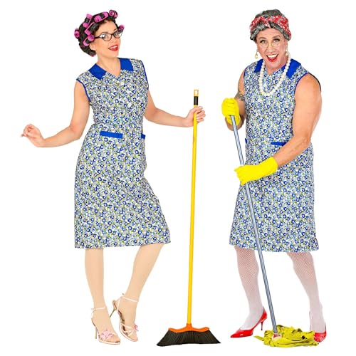 W WIDMANN MILANO Party Fashion - traje de ama de casa, de camarera, de camarera de piso, de limpiadora, de abuela