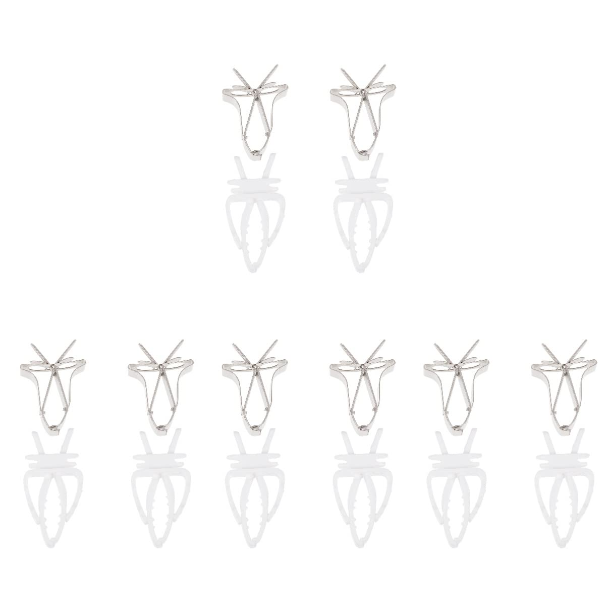 16 Pièces Porte-Fruits Légumes Oiseau Mangeoire pour Cage à Oiseaux Pinces à Légumes Fruits Perroquet Pince à Légumes pour Oiseaux Plastique Pince à Fruits Oiseau De Jade