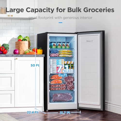Midea 7.1 Cu.ft Upright Freezer